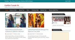Desktop Screenshot of fashiontrendspk.com
